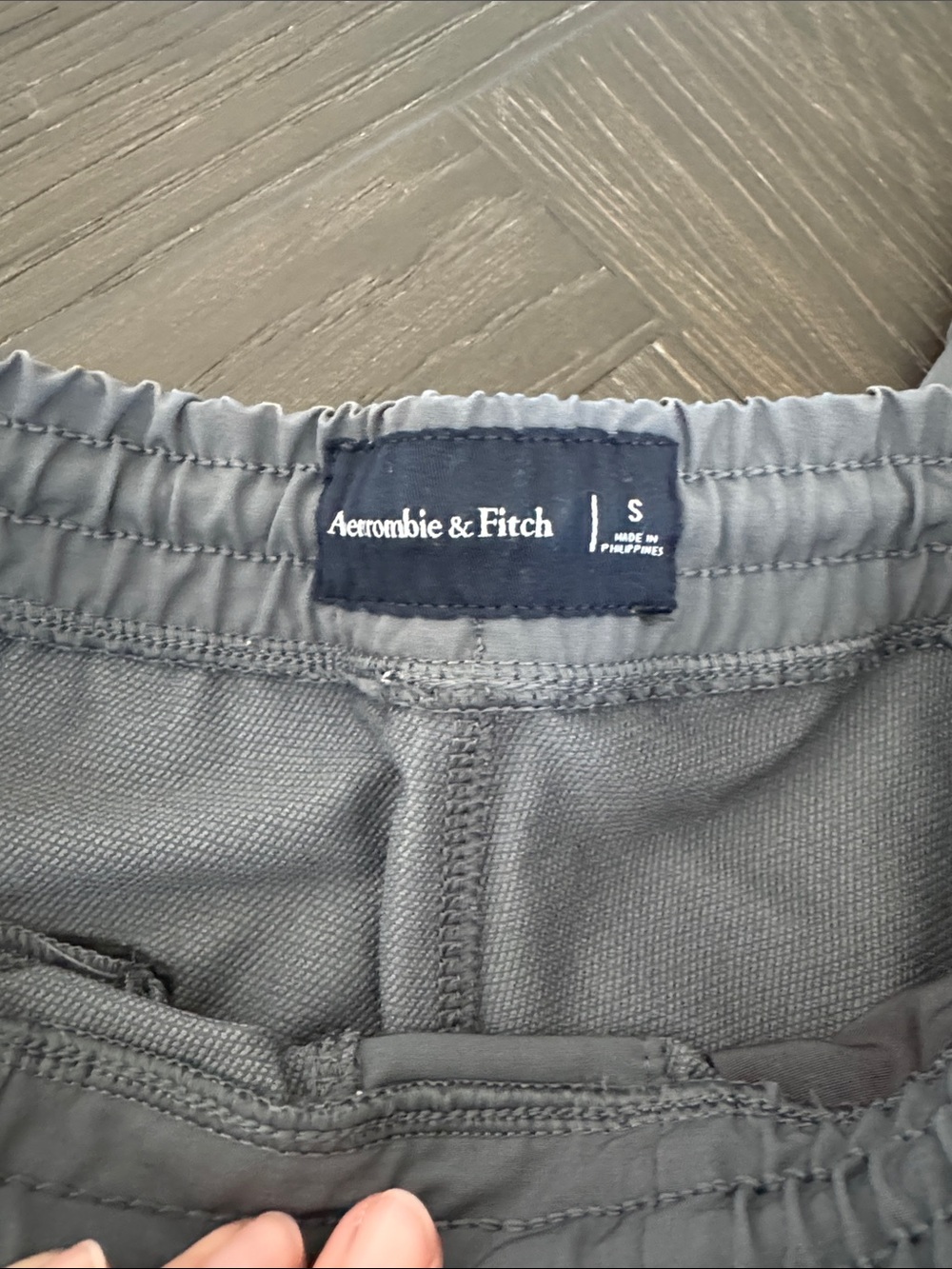 Abercrombie & Fitch Men’s Joggers Small Gray Stretch Athletic Pants - Picture 3 of 5